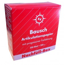 Bausch BK1002 Articulating Paper REFILL Box for BK02 - 200u - Red - 300 Strips