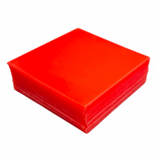 Mouthguard Blanks 4mm - Fluoro Orange - 10 Pack - SQUARE - OVERSTOCK CLEARANCE