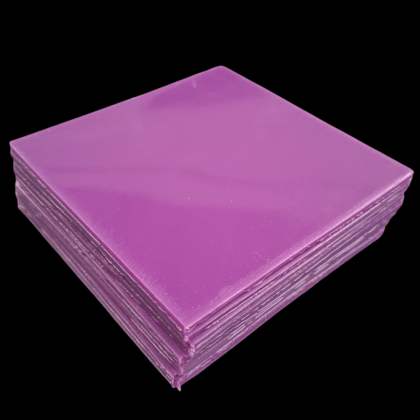 Mouthguard Blanks 4mm - Purple - 10 Pack - SQUARE - OVERSTOCK CLEARANCE