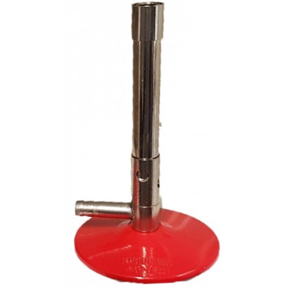 Bunsen Burner 1230 - 135mm - To Suit LPG Gas - Red