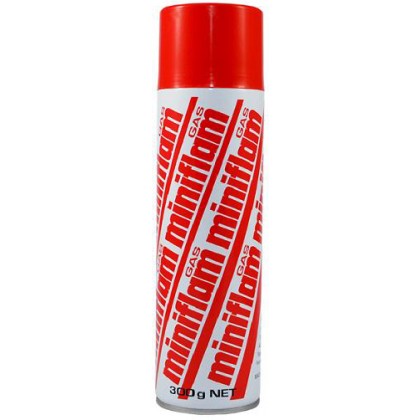 Miniflam Butane Torch Refill Gas - Red 300g