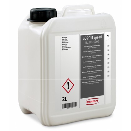 Renfert GO 2011 Speed Plaster And Alginate Solvent Ultrasonic - 1 x 2L (20120000)