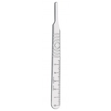 Swann-Morton Scalpel Handle with Measure - Flat - Fitment No. 4 - 0934 - Single 1pc