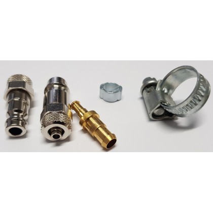 Renfert European Style Pneumatic Air Connection Set - Suit 6mm Air Hose - 5 pcs - Part: 21068 - SPAREPART - SEE NOTE BEFORE ORDERING