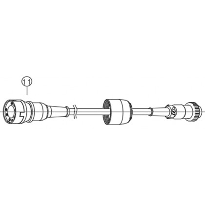 Saeshin Forte100aIII Sparepart - CABLE ONLY - Cord Assembly - 8 Pin Female (New Model) - 1 pc