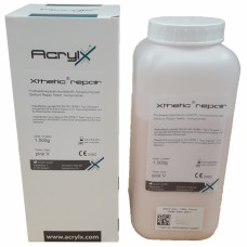 AcrylX Xthetic REPAIR Selfcure (Cold Cure) POWDER ONLY 1000g - Shade Options Available