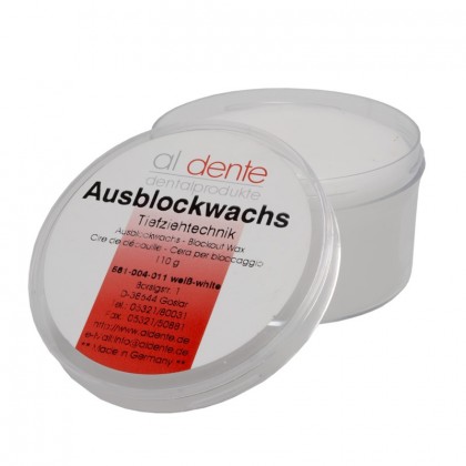 Aldente Ausblockwachs Thermoforming Blockout Wax - White - 110g - 581-004-011