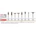 Edenta Alphaflex Polishers - Brown - 12 Pack  - Options Available