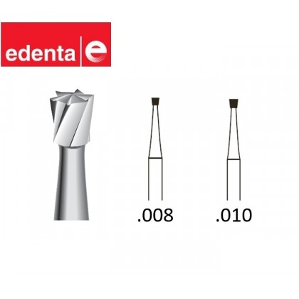 Edenta TC Burs Fissure Finisher Inverted Cone - 5 Pack - Options Available