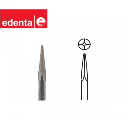 Edenta Tungsten Carbide TC C515.023 - 4 Sided Fissure Bur - 1pc