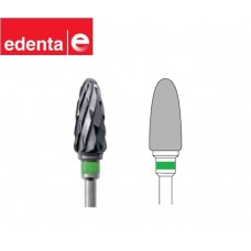 Edenta VOLCANO DLC TC Cross Cut Burs - Coarse Cut - Green Band - 1pc