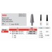 Edenta Zirconia K Diamonds HP Burs - 3 Pack - Options Available