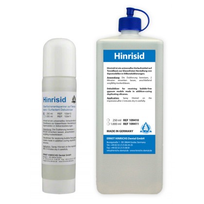 Ernst Hinrich Hinrisid Debubblizer (Wetting Agent - Surface Release Agent) - 250ml Spray or 1000ml Refill