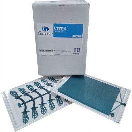 Garreco Vitex Superform Chrome Casting Unique Plastic / Wax Blend Patterns - 1 OUTER BOX (10 Cards) - GR-4 - CLEARANCE