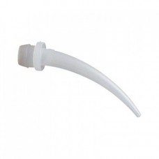 Intraoral Mixing Tips Curved Attachment - White (Medium) - Pack 50 *For Medium / Heavy Body