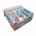 Luxident Twin‐Tuft Denture Brushes - Mixed Colours - 12pc - MEDIUM 413