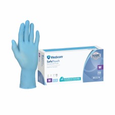 Medicom SafeTouch Advanced Pure NITRILE Gloves - Blue - CARTON 2000pc