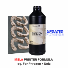 Monocure 3D PRECISE PLUS HD Dental Model Resin - For higher end 3D dental models and thermoforming - 1L - ALMOND ** MSLA Formula Resin ** - UPDATED FORMULA 11/24 (Replaces PRECISE)