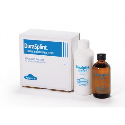 Reliance DuraSplint Self Cure Niteguard and Splint Material - Clear -  SMALL STANDARD LAB KIT SIZE (150g Pwd + 120ml Liq)