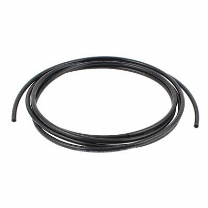 4mm OD (Outside Diameter) / 2.5mm ID (Inside Diameter) PU Tube Air Hose for Compressor Polyurethane Pneumatic Flexible - Colour: BLACK - Price Per Metre (1m)